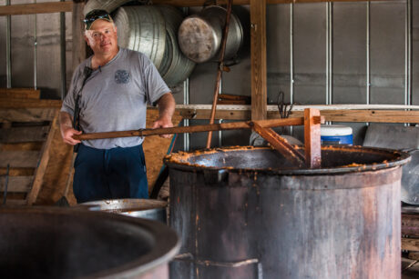 Ridgeway Volunteer Fire Department stew sale preparation